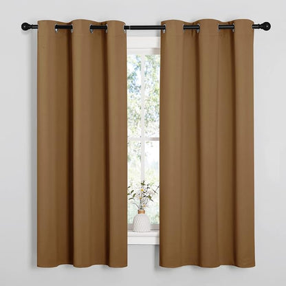 NICETOWN Sleek Blackout Curtains 63 inches Length by NICETOWN