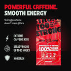 BAZAN COFFEE - Too Strong Robusta Vietnamese Whole Bean Coffee Dark Roast, Single Origin, High Caffeine & Low Acid Coffee, Bold Espresso Beans for Espresso Lovers, Full Bodied Flavor - 12oz bag