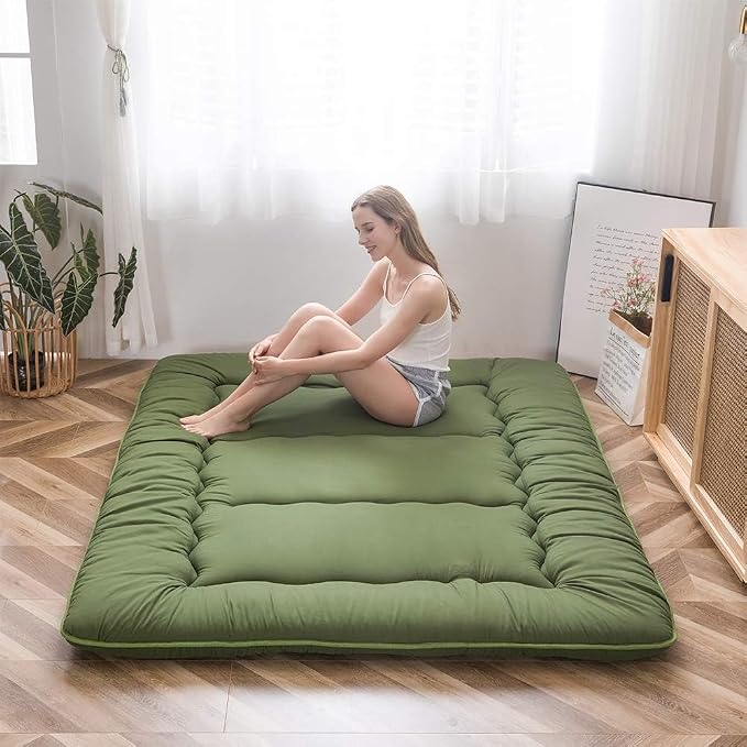 MAXYOYO Japanese Floor Mattress Futon Mattress Thicken Tatami Mat Sleeping Pad - Image 2