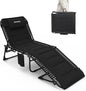 Oversized Padded Outdoor Folding Lounge Chair by WKFAMOUTCAMP