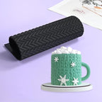 mostsom Silicone Lace Cake Molds Reusable Fondant Embossing Mats for Cake Decorating, Sweater Pattern, Cupcakes, Cookies, Chocolate - Food-Grade Non-Stick Baking Tools (C_ Sweater Pattern)