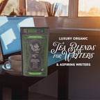 Writer's Tea Word Count - Energy Tea - Black Tea, Flavoring, Cinnamon, Rose Petals, and Orange Peel Tea Blend - Contains Caffeine - 20 Woven Sachets