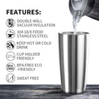 20oz Tumbler Bulk Stainless Steel Vacuum Insulated Tumblers with Lid Double Wall Travel Mug, Powder Coated Coffee Cup, Suitable for Ice Drinks and Hot Beverage (Stainless steel 12pack)