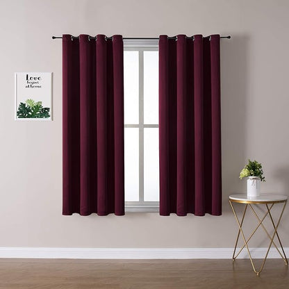 ChrisDowa Blackout Curtains for Bedroom and Living Room 2 Panels Set | Thermal by ChrisDowa