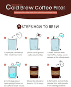 Commercial Cold Brew Coffee Filters - 100 Count Cold Brew System Filter Bags Disposable Fine Mesh Brewing Bags Commercial Coffee Filters 16''x20'' Fits 5 Gallon Buckets Coffee Shop Restaurants