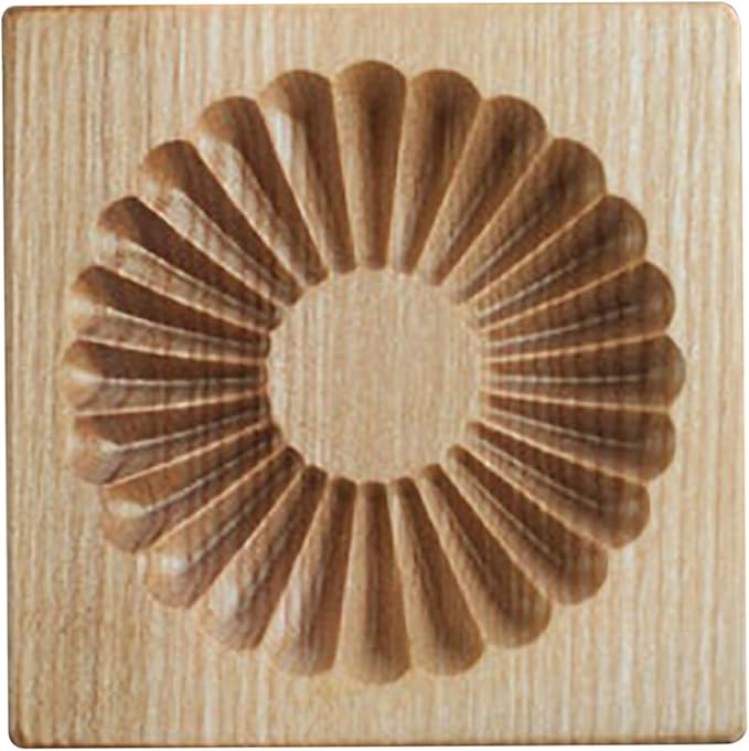 Wooden Cookie Biscuit Mold, 3D Baking Mold, Embossing Craft Decorating Baking Tool, Suitable for Halloween Thanksgiving Christmas Kitchen DIY (Shape C 10 * 10 * 2)