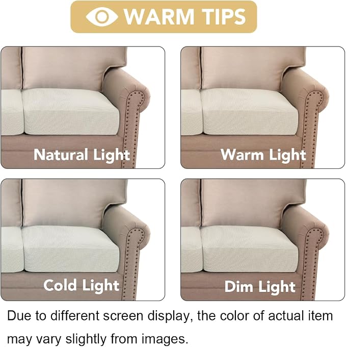 H.VERSAILTEX Super Stretch Individual Seat Cushion Covers - Image 7