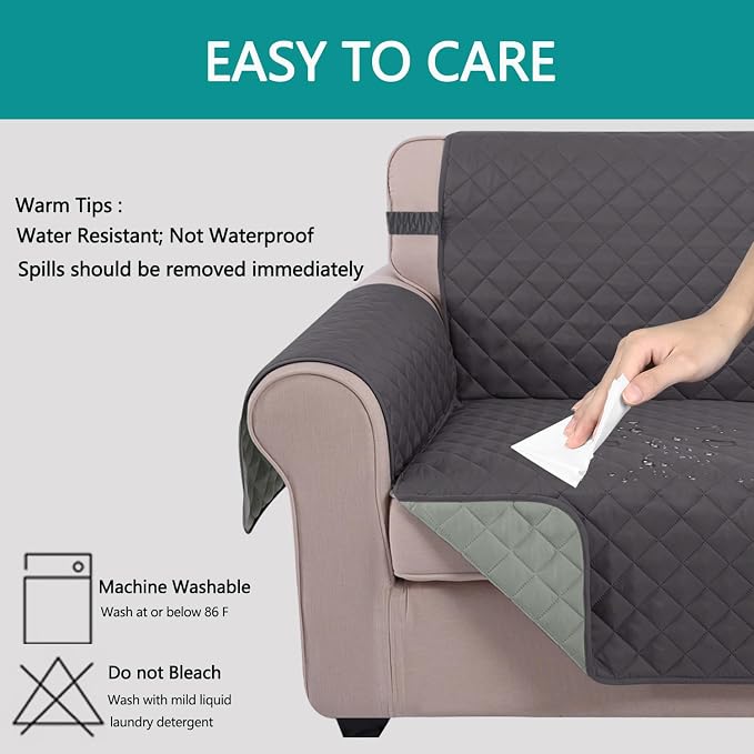 U-NICE HOME Loveseat Sofa Cover - Image 5