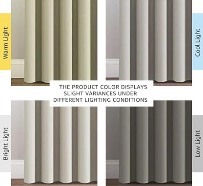H.VERSAILTEX Blackout Curtains for Sliding Glass Door Room Divider Curtains - Image 4