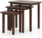 Giantex Nesting Tables Set of 3, Farmhouse Stacking Side Table by Giantex