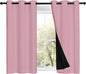 NICETOWN 100% Blackout Short Curtains by NICETOWN