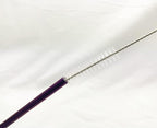 10 Pcs Stainless Steel Straws, Reusable Drinking Straws, Straight Metal Straw Sets with 2 Pcs Cleaning Brushes (8.5 Inch, Purple)