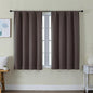 Simplebrand Ava Chocolate Short Blackout Curtains by Simplebrand