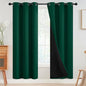 SimpleHome Dark Green 100% Blackout Curtains Room Darkening Living Room 72 | by SimpleHome