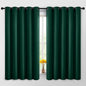 Yakamok Room Darkening Curtains 62x63 inch Length Dark Green-Living Room | 2 by Yakamok