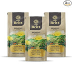Café Britt® - Costa Rican Breakfast Blend Coffee (12 oz.) (3-Pack) - Whole Bean, Arabica Coffee, Kosher, Gluten Free, 100% Gourmet & Medium Dark Roast