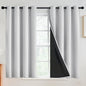 SimpleHome White 100% Blackout Curtains Room Darkening Living Room 54 Inch | by SimpleHome