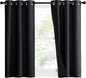 NICETOWN Complete 100% Blackout Curtain Set, Double Panels, Thermal Insulated & by NICETOWN