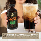 iHeartDogs Found Hound Cold Brew Coffee Concentrate - Low Acid Liquid Cold Brew Concentrate for Instant Iced Coffee and Hot Drinks