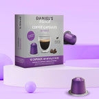 Daniels Blend Espresso Aluminum Capsules Compatible with Nespresso 120 Coffee Pods Single Server Kosher Certified Intenso