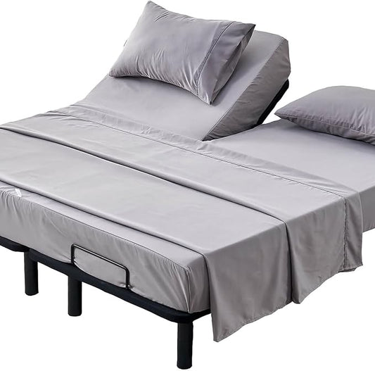 Kingnex 32-34 Split Top King Sheets Sets by Kingnex