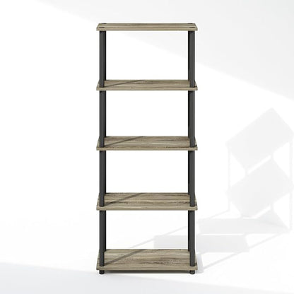 Furinno Turn-N-Tube Book Shelf, 5-Tier Bookshelf, Bookcase - Image 6