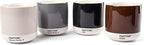 Copenhagen Design Pantone Latte Cup - Double Wall Thermo - Cappuccino Handleless Mug - 7.44oz/220ml, Black 419