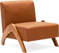 Oversized Accent Chair, upholstered armless mid Century Modern Living Room Chair by MILCIL