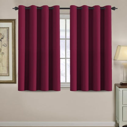 H.VERSAILTEX Blackout Curtains for Christmas Small Window Kitchen Blackout - Image 9