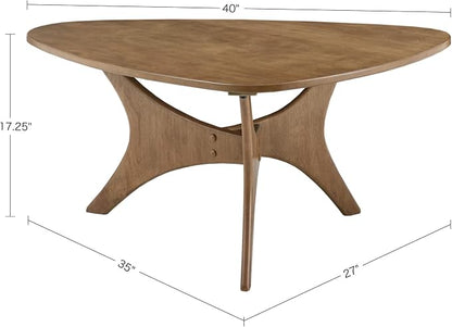 INK+IVY Blaze Triangle Wood Coffee Table Plywood - Image 3