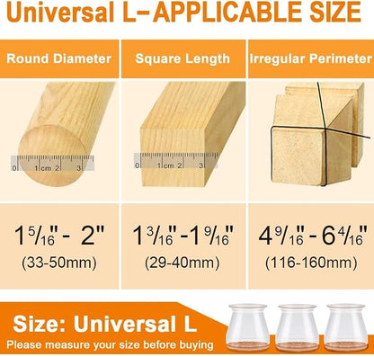 24 Pcs Chair Leg Floor Protectors - Image 5