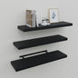 Upassion Floating Shelves for Wall Set of 3, Frame Display Black Floating Shelf by Upassion