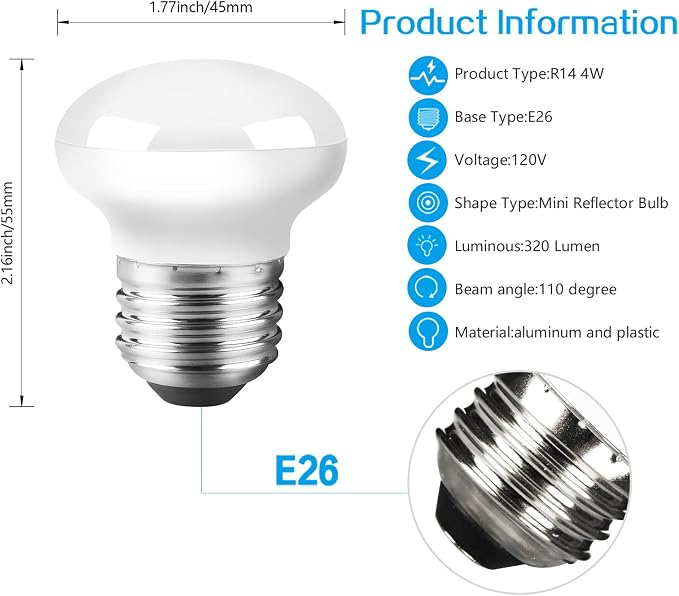 Haian Support China Cabinet Light Bulbs, 4W Short Light Bulbs, mini Size 2 - Image 4