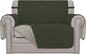 Easy-Going Reversible Couch Cover, Oversized Chair, Army Green/Beige | Machine by Easy-Going