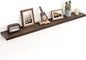 Floating Shelves for Wall Decor, 8 Inch Deep Rustic Solid Elm Wood Floating by FLYJOE