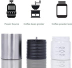 SOTECH Outdoor Coffee Hand Brewing Set Easy Operate Portable Travel Bag With Electric Grinder Hand Brewing Pot 850Ml For Outdoor Camping Rv Hiking Picnic (Coffee Set For 2 Cups)
