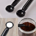 Espresso Machine Cleaning Brush Tool - CAFEMASY Pack of 2pcs Espresso Grouphead Coffee Cleaning Brush with Spoon and 2pcs Replacement Nylon Bristles Head