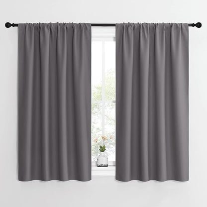 NICETOWN Grey Window Curtains for Bedroom by NICETOWN