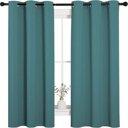 NICETOWN Thermal Insulated Solid Grommet Blackout Curtains/Drapes/Panels - Image 2