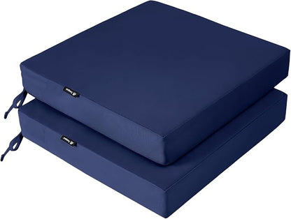 Favoyard Patio Chair Cushions 19 x 19 x 3 Inch Waterproof Outdoor Seat Cushions by OutdoorFurnitureAccessories