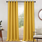 Yakamok Room Darkening Curtains 52x108 inch Long Mustard Yellow-Bedroom | 2 by Yakamok