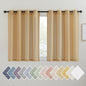NICETOWN 45 inch Curtains Linen Sheer Textured, Grommet Semi Sheer Linen by NICETOWN