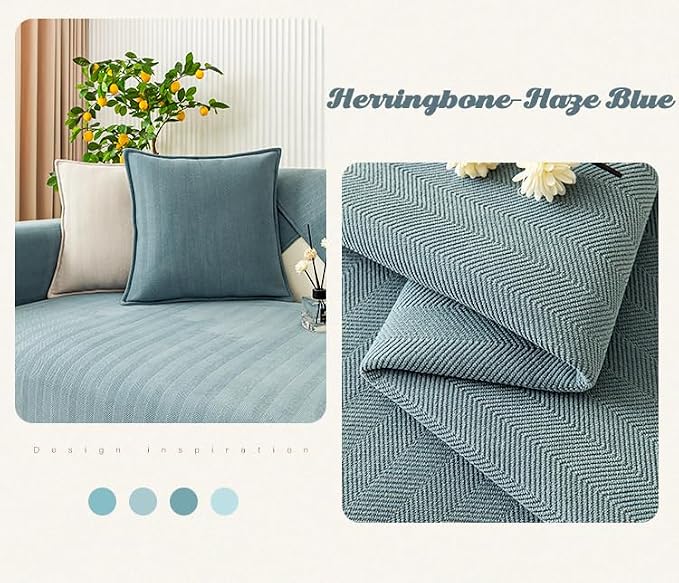 Funny Fuzzy Couch Cover, Chenille Couch Furniture Protector, Non Slip Sofa - Image 5