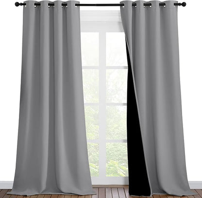 NICETOWN Total Shade Curtains and Draperies, Heavy-Duty Full Light Shading by NICETOWN
