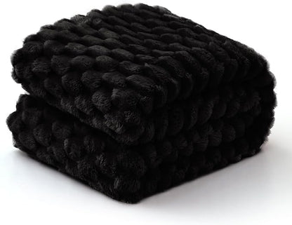 EXQ Home Fleece Throw Blanket for Couch and Bed, 3D Imitation Large Turtle - Image 2