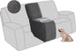 ALIECOM Recliner Sectional Couch Covers L Shape Stretch Corner Reclining by ALIECOM