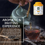 McCoy Teas Orange Pekoe Black Tea Loose Leaf Tea with Rich Smooth and Aromatic Brew Make Hot or Cold Ice and Brews with Premium Tea from Sri Lanka, 100g Can (Pack of 01)