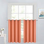 Yakamok Coral Room Darkening Window Curtains 52x36 Inch by Yakamok