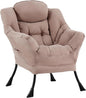 MBOOYOME Lazy Chair, Modern Soft Reading Chair Accent Contemporary Sofa Chair by MBOOYOME