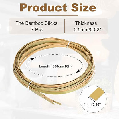 MECCANIXITY 7 Rolls Bamboo Strips - Image 2